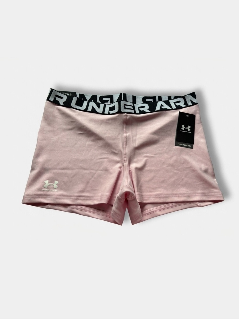 Under Armour HeatGear Shorty 3” Compression Shorts Pink 2XL NWT